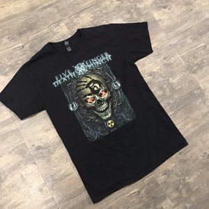 Five Finger Death Punch 5FDP FFDP Iron Skull Heavy Metal Music Tshirt Men Medium